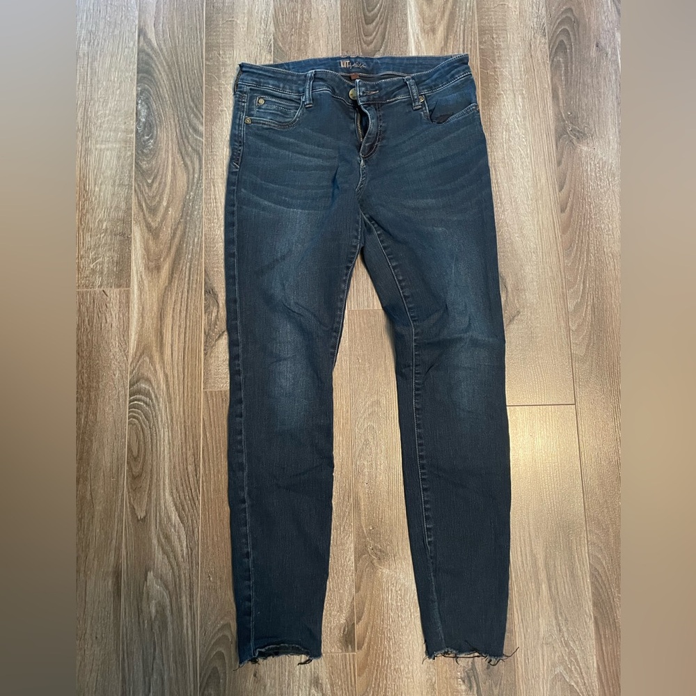 Kut from the Kloth dark wash skinny jeans
